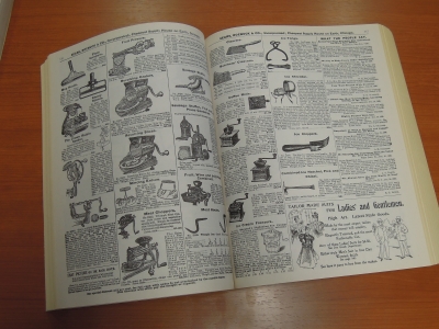 19世紀末アメリカの通販カタログ（写真２の左側も同様）
