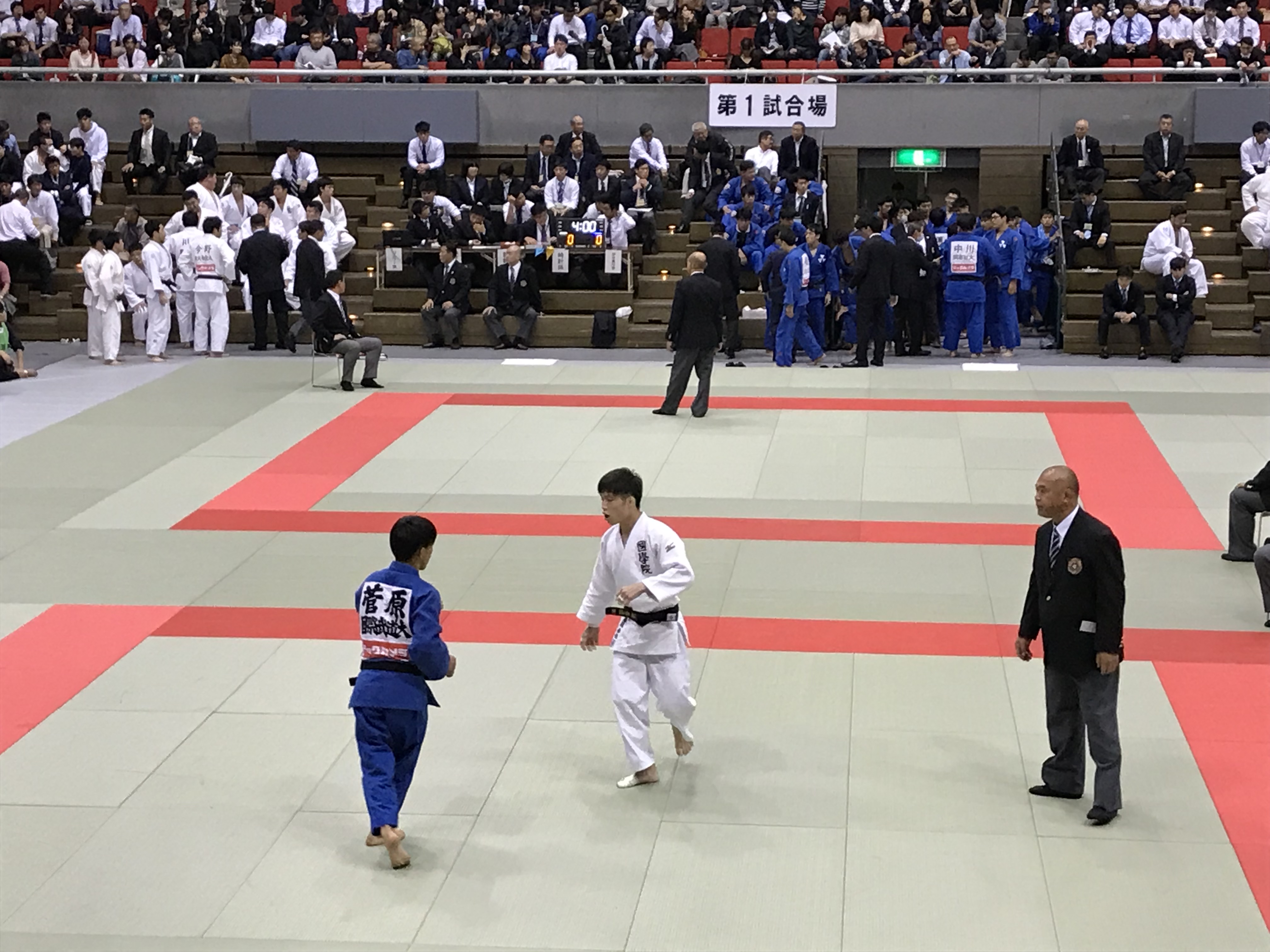 国際武道大学戦-藤阪君