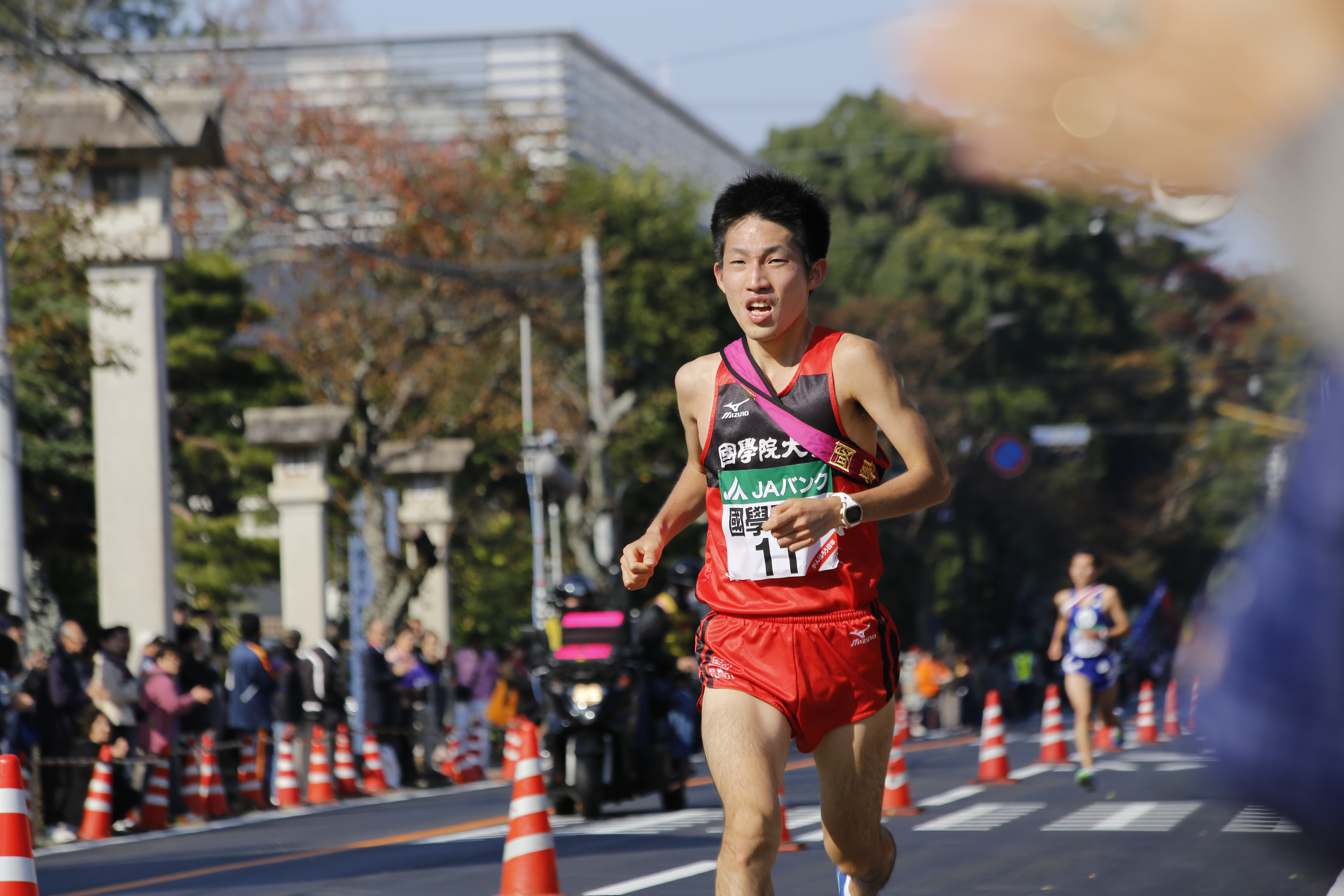 アンカーの松永君