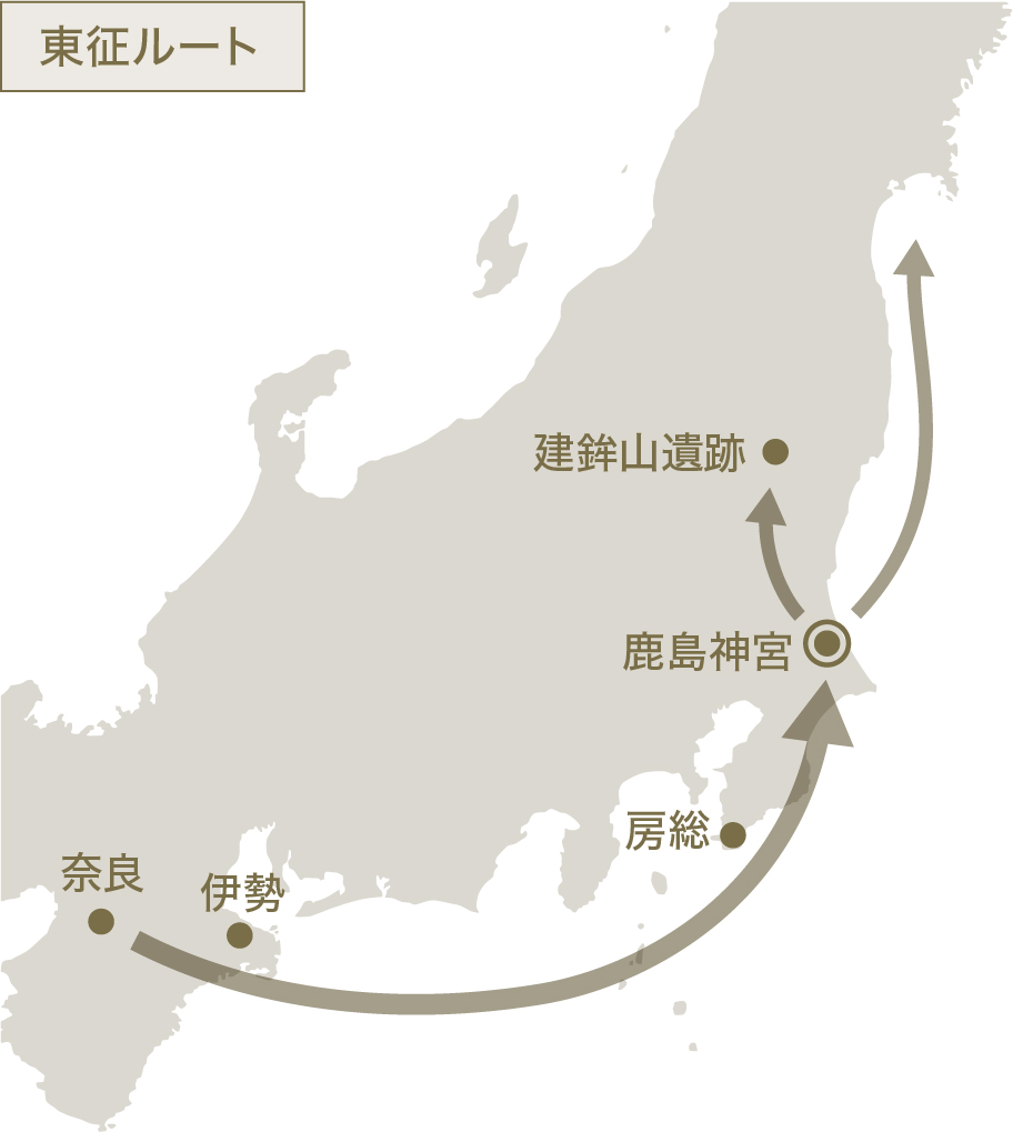 沿岸伝いに同類の祭祀遺跡が発見されており、ヤマト王権が東国開拓の各拠点で行ったと考えられる。