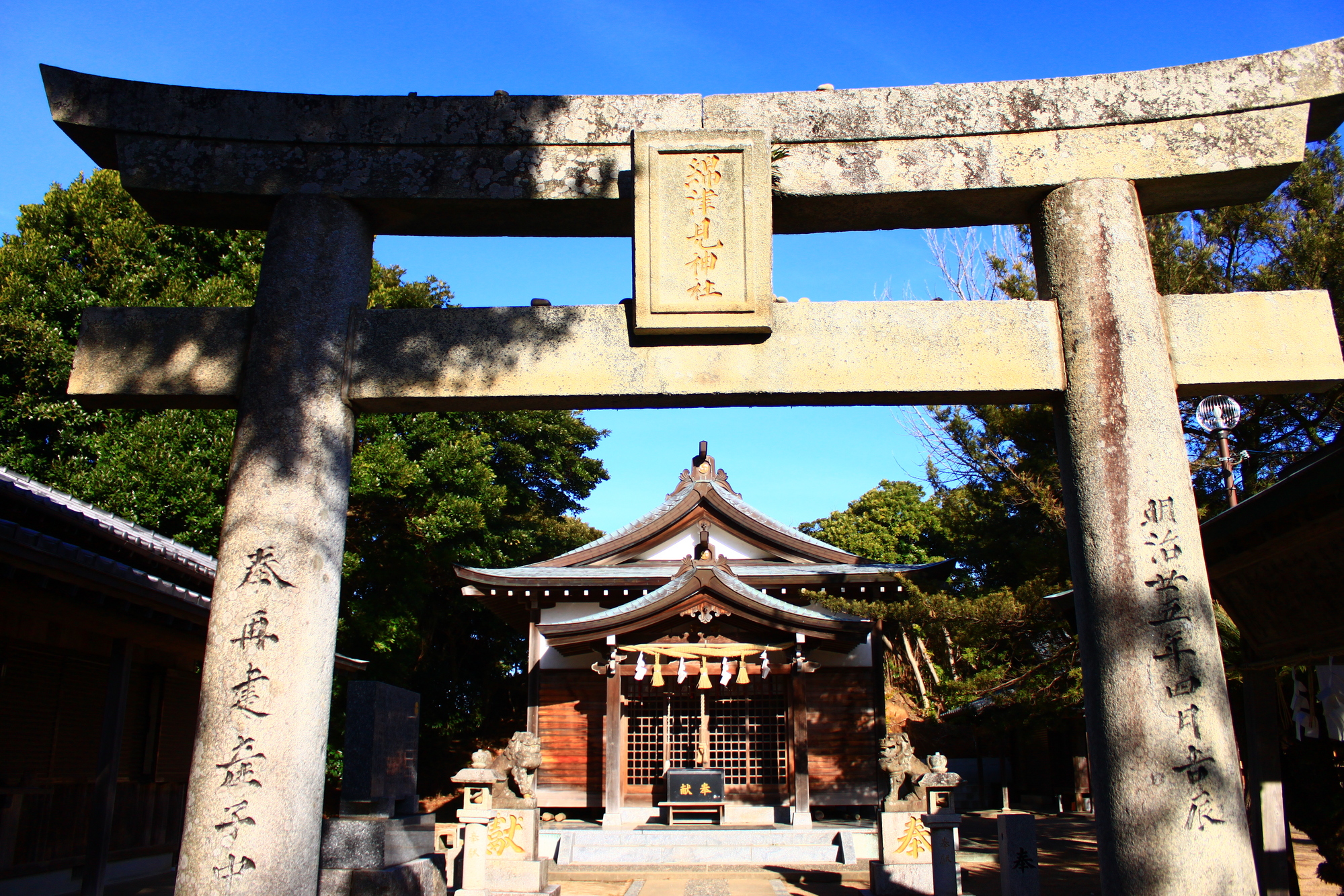 Watazumi-jinja Shrine, where a legend of Ryugu has been told since old times.